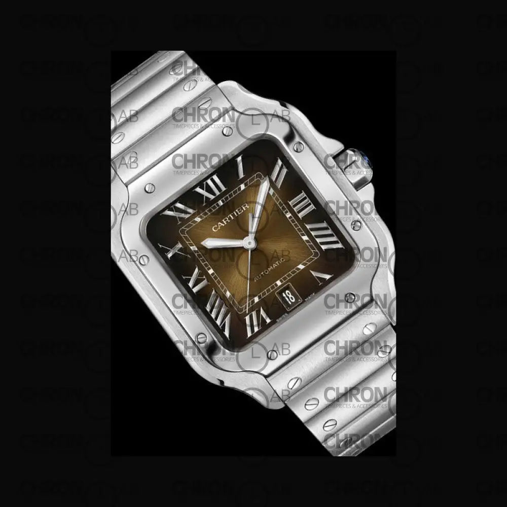 Santos Brown Medium WSSA0065 Clone 38mm Watches