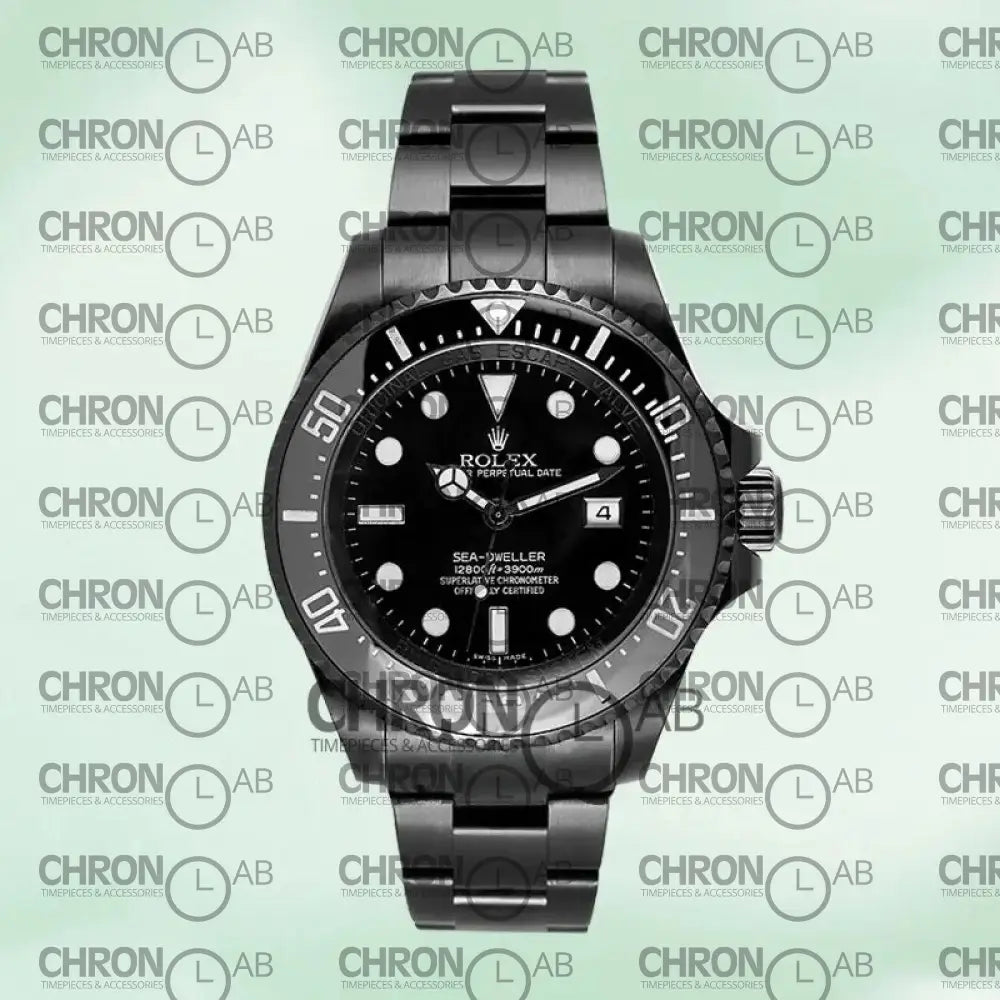 Sea-Dweller 116660 44mm Men’s Oyster Bracelet Black Clone Watches