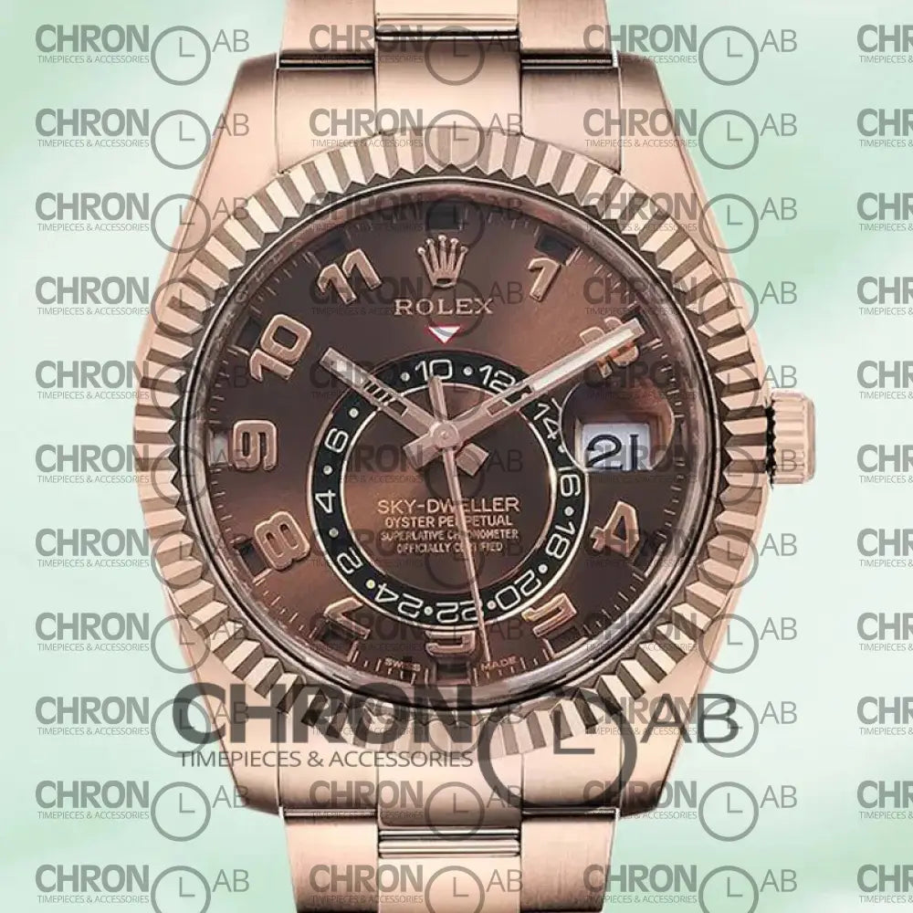 Sky-Dweller 326138 Men’s 42mm Leather Strap Clone 42mm Watches