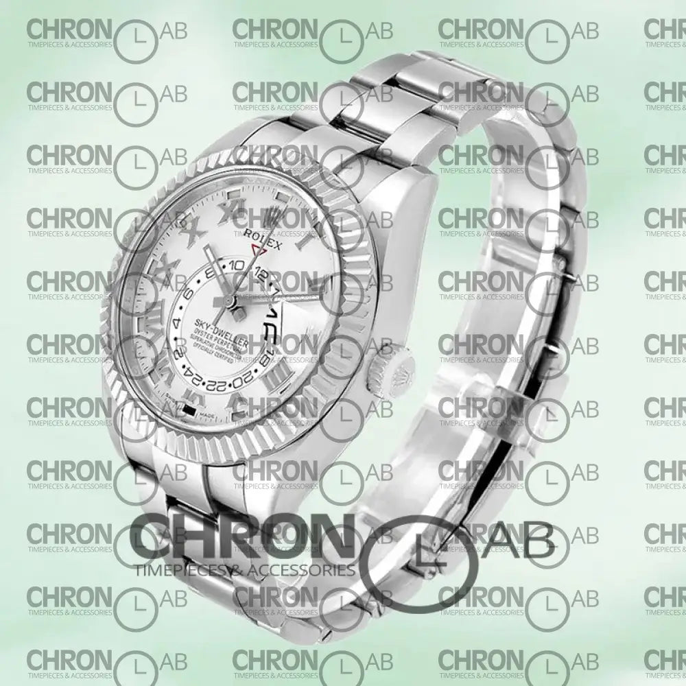 Sky-Dweller 42mm 326939-72419 Silver Dial Automatic Clone 42mm Watches