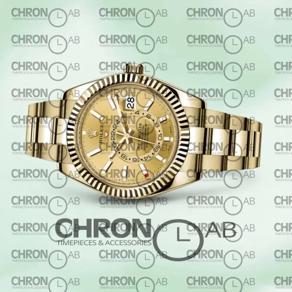 Sky-Dweller 42mm Men’s 326938 Champagne Dial Clone 42mm Watches