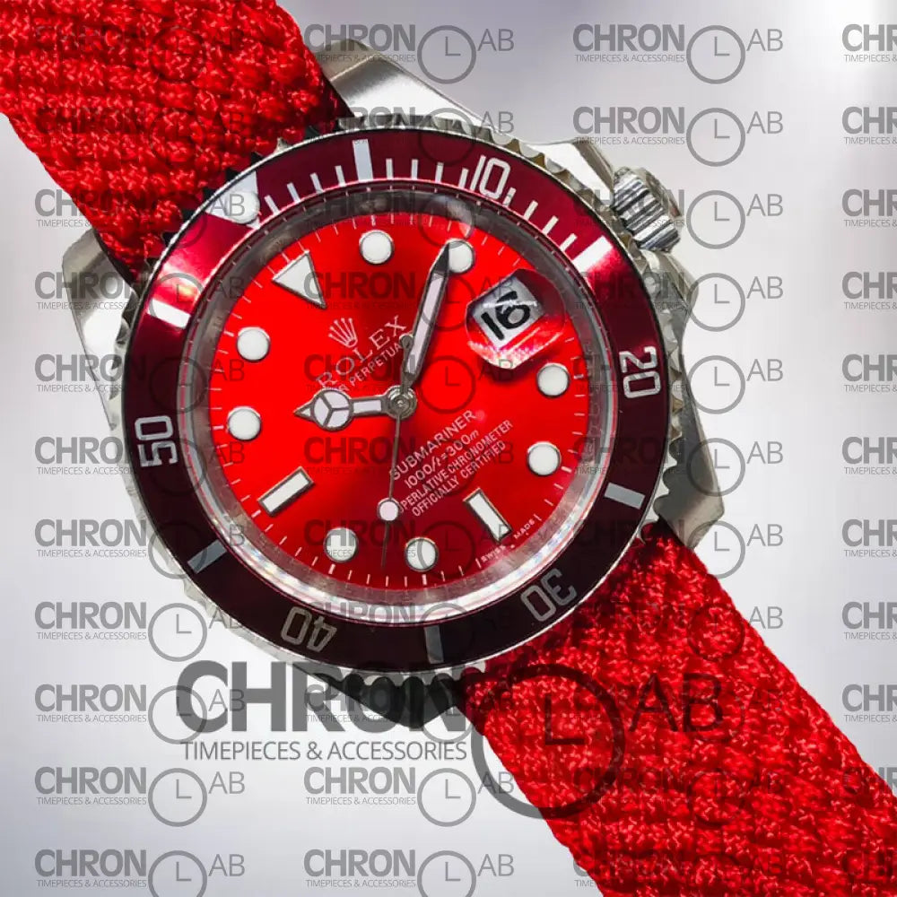 Submariner 116610Coke 40mm Men’s Knitted Strap Clone Watches