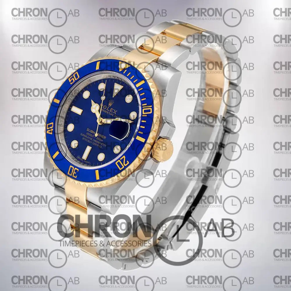 Submariner 116613LB-97203 40mm Men’s 2-Tone Blue Bracelet Clone Watches