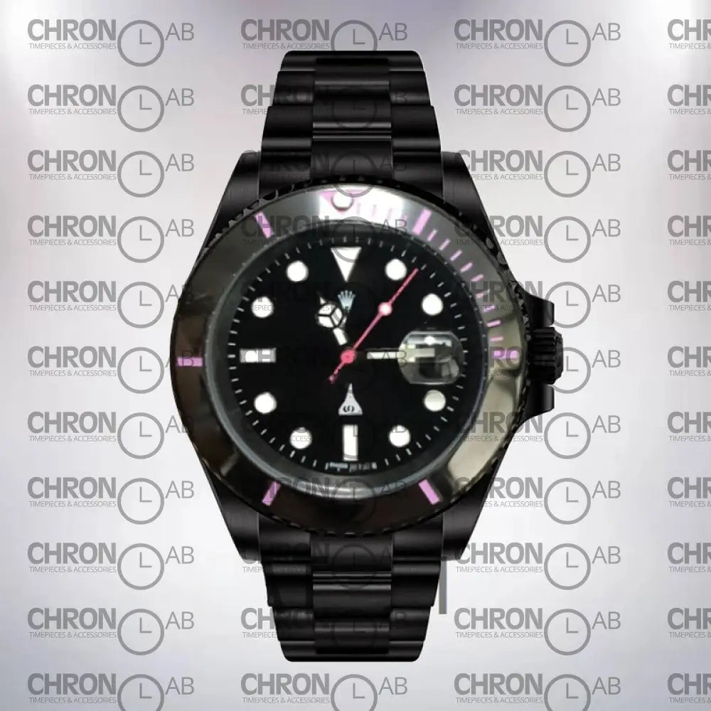 Submariner 40mm PINKLADY Men’s Black Dial Automatic Clone Watches