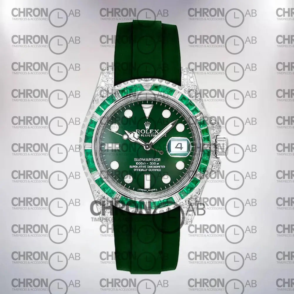 Submariner Men’s 40mm 116610 Rubber Band Clone Watches
