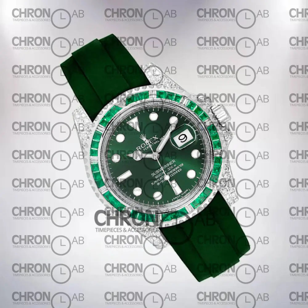 Submariner Men’s 40mm 116610 Rubber Band Clone Watches