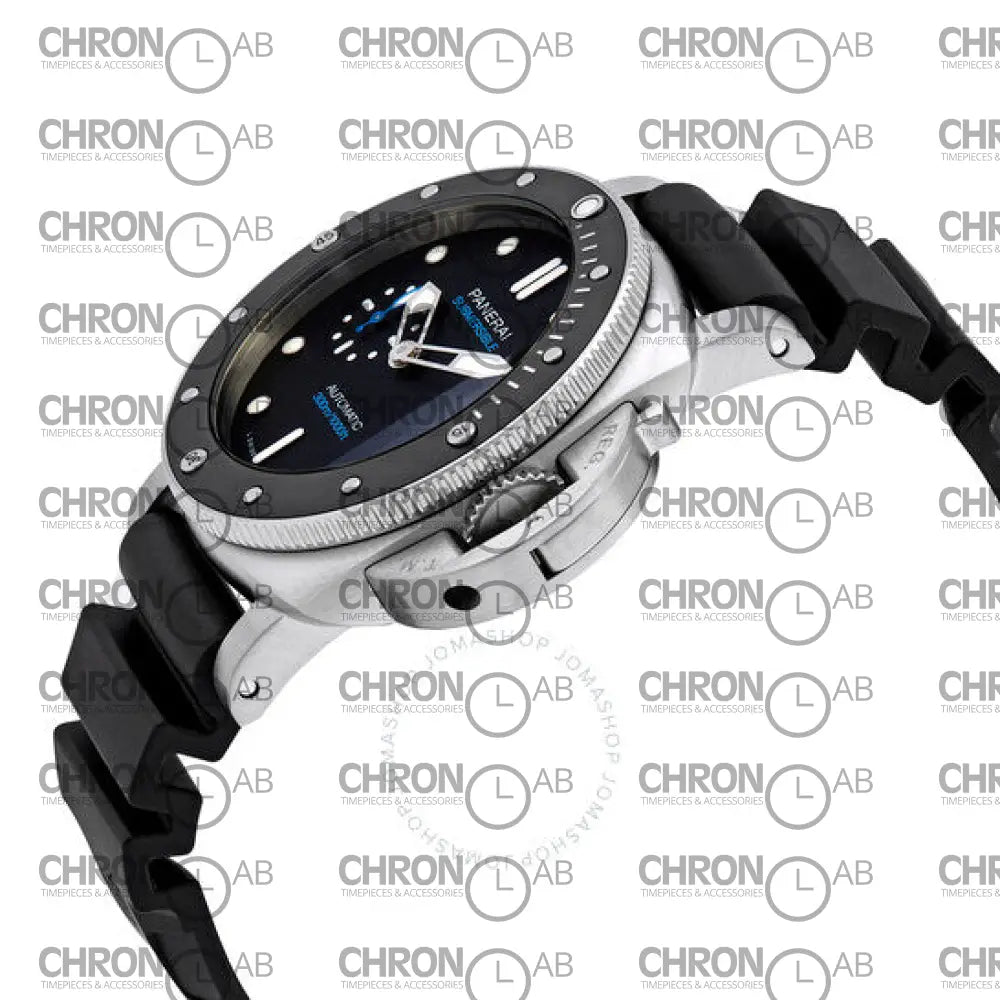 Submersible Black Dial Black Rubber Men’s Watch Item PAM00683 Clone 47mm Watches