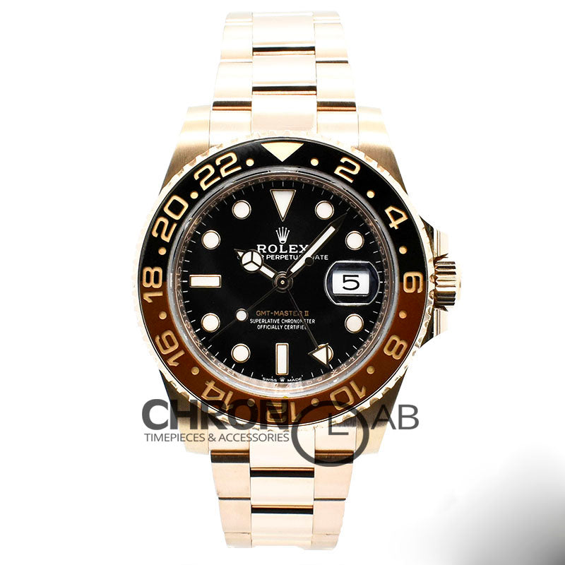 GMT Master II in Rose Gold on Bracelet