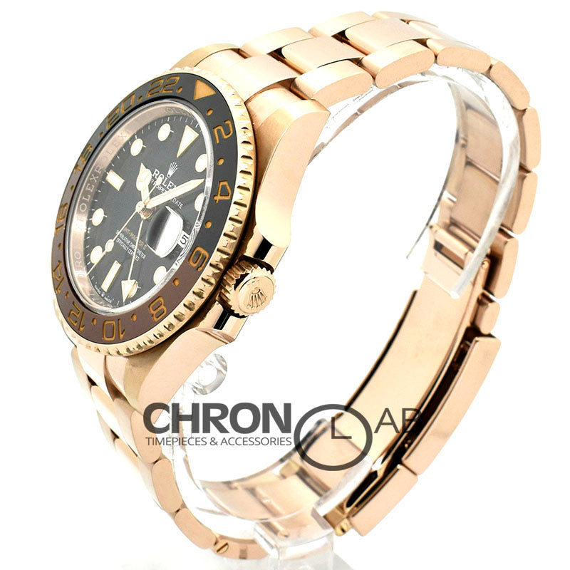 GMT Master II in Rose Gold on Bracelet