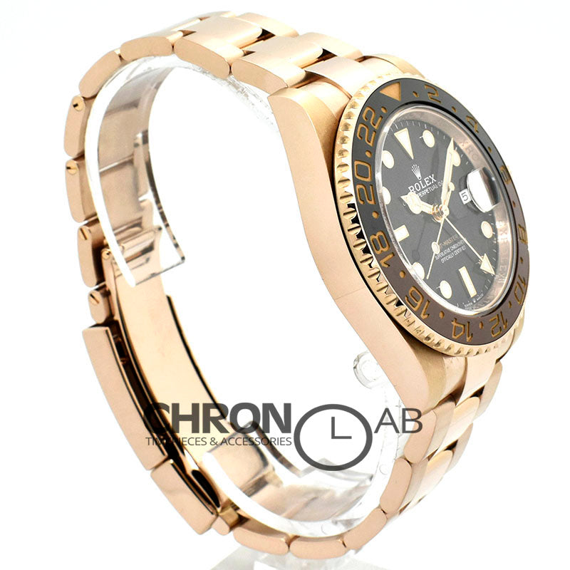 GMT Master II in Rose Gold on Bracelet
