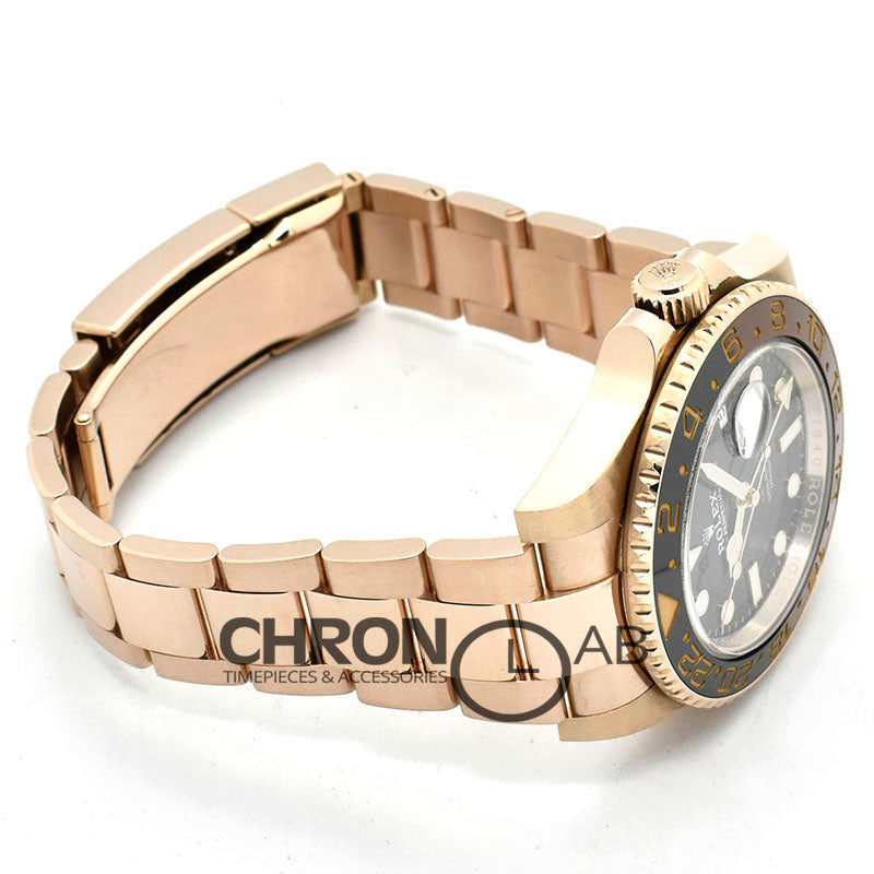 GMT Master II in Rose Gold on Bracelet
