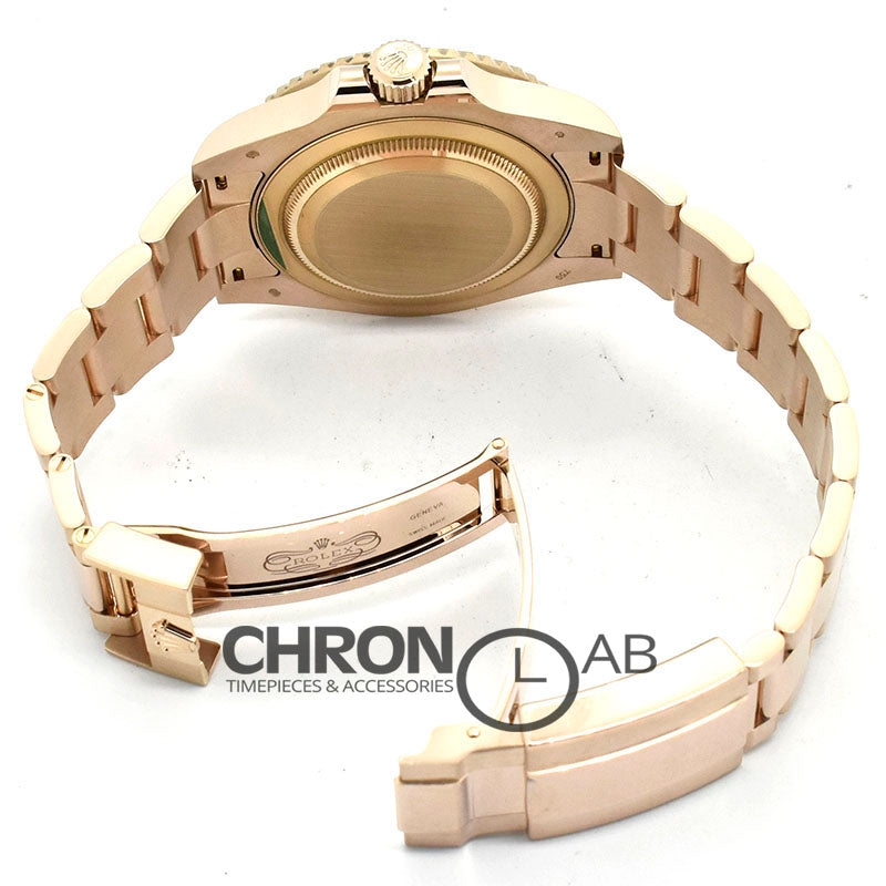 GMT Master II in Rose Gold on Bracelet