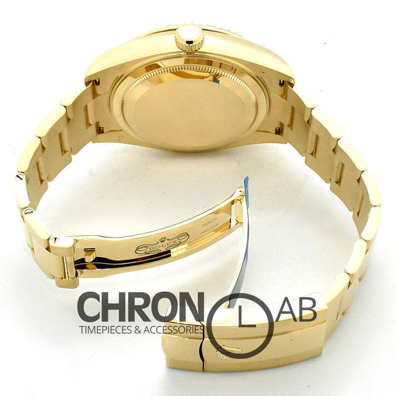 Sky-Dweller 336938 Yellow Gold Black Dial Oyster Bracelet