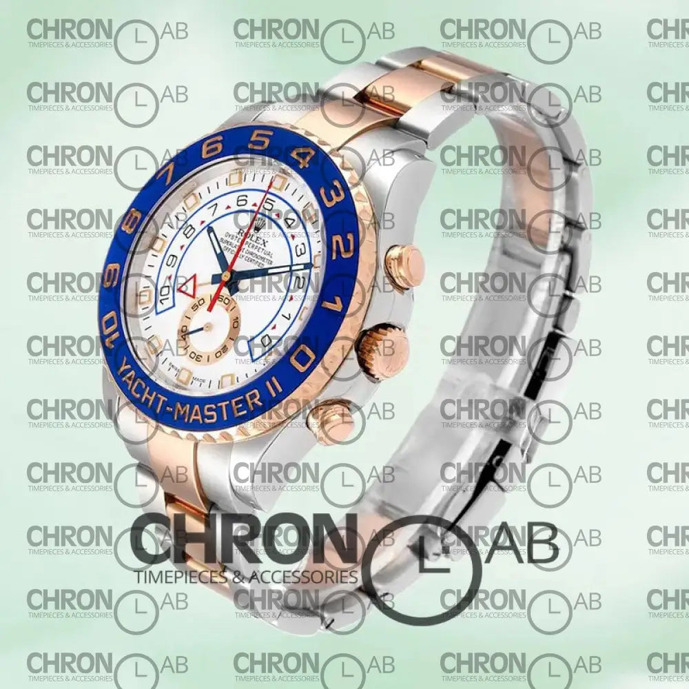 Yacht-Master 116681-78211 Men’s 44mm White Dial Automatic Clone Watches