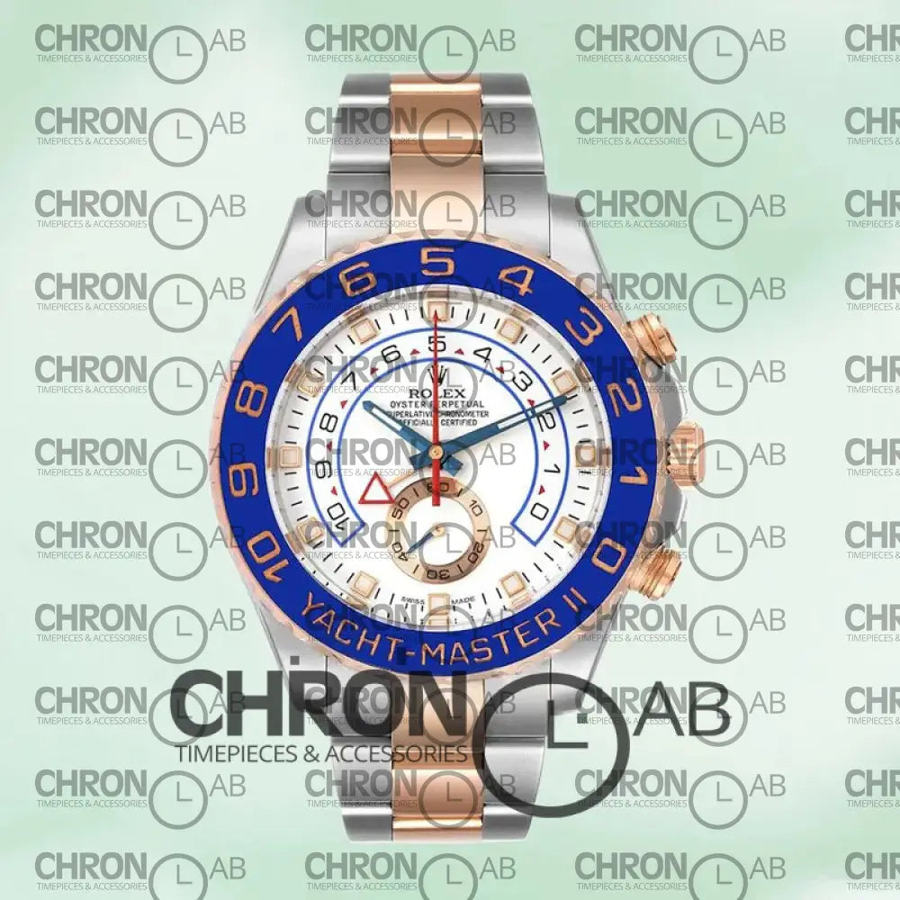 Yacht-Master 116681-78211 Men’s 44mm White Dial Automatic Clone Watches