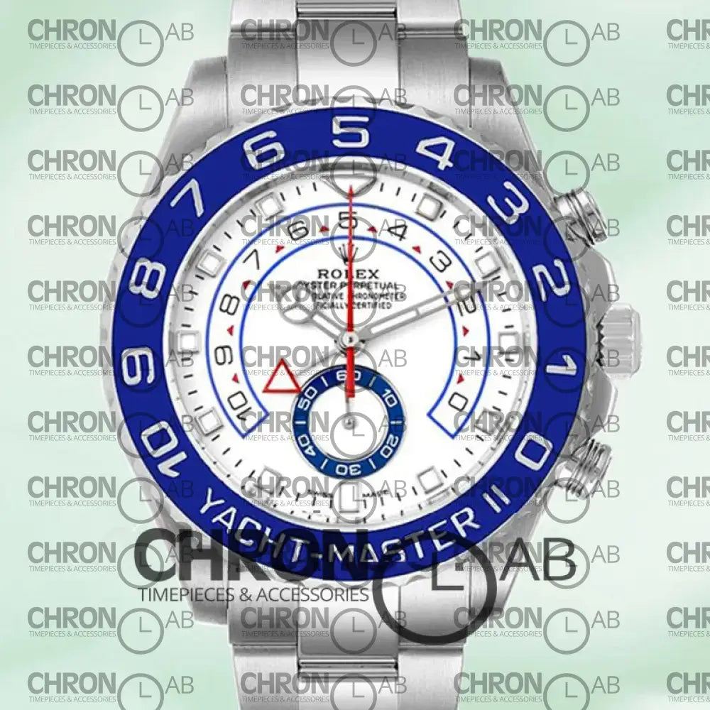 Yacht-Master m116680-0002 Men’s Bracelet White Dial Clone Watches