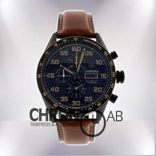 Carrera CV2A84.FC6394 Men's 43mm Black