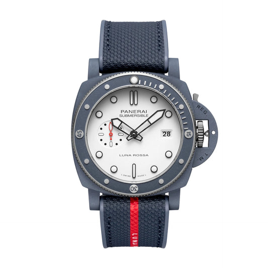 Panerai Submersible QuarantaQuattro  PAM1579 Luna Rossa  White Steel Ceramic 44mm VS Factory