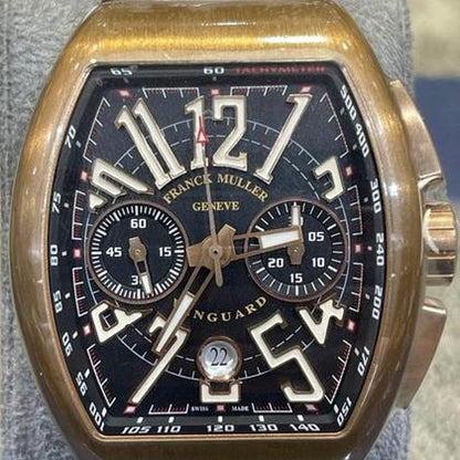 Vanguard V 45 CC DT BR (TT) Rose Gold Black Dial