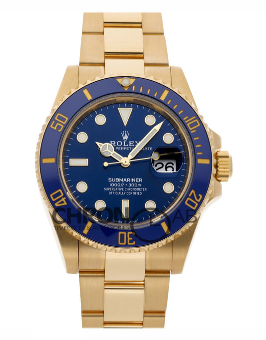 Submariner 126613LB Blue Ceramic in Yellow Gold