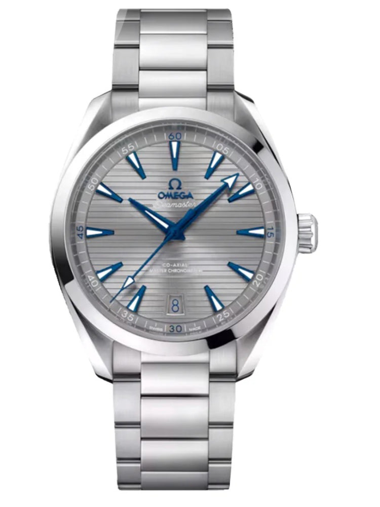Omega Seamaster Aqua Terra 150M 41mm Gray Dial Steel Watch - Ref 220.10.41.21.06.001.