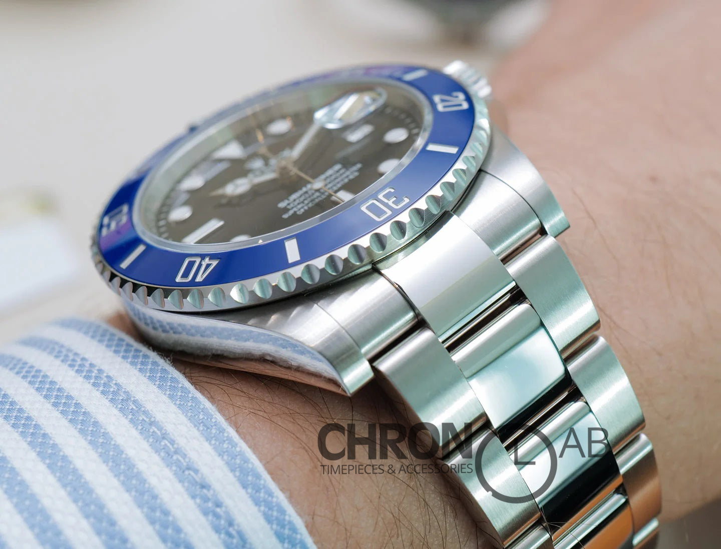 Submariner 126619LB ‘Smurf’ Blue Ceramic in Black Dial