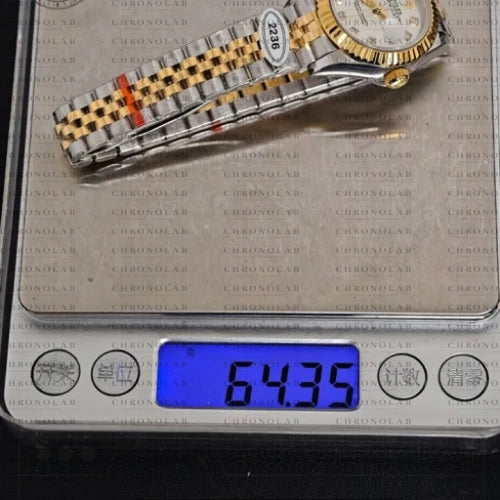Rolex Datejust 36mm 126233 Two-Tone Yellow Gold/Steel Silver Dial Diamond Markers Jubilee (VS Factory VSF Edition / VS3235 Movement)