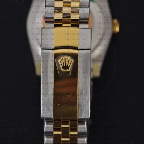 Rolex Datejust 36mm 126233 Two-Tone Yellow Gold/Steel Black Dial Diamond Markers Jubilee (AR Factory ARF Edition / SH3235 Movement)