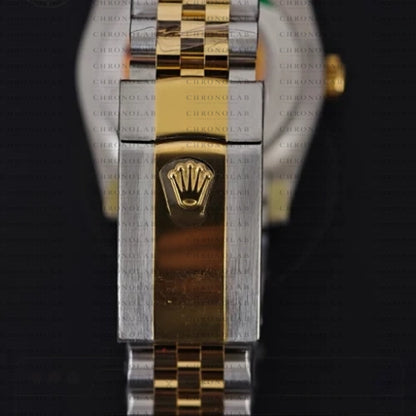 Rolex Datejust 36mm 126233 Two-Tone Yellow Gold/Steel Black Dial Diamond Markers Jubilee (AR Factory ARF Edition / SH3235 Movement)