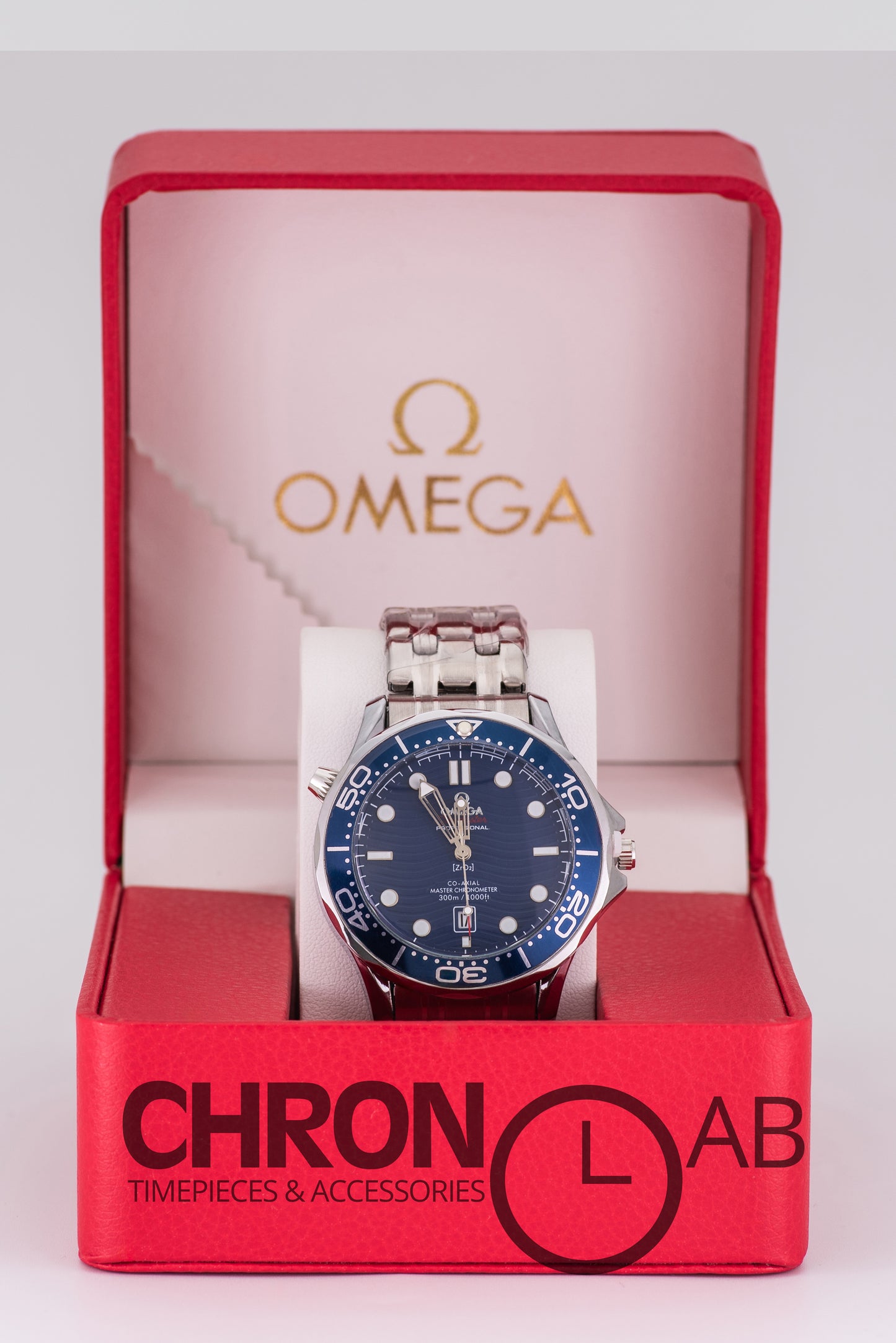 Seamaster SS Black Dial 40mm With Box