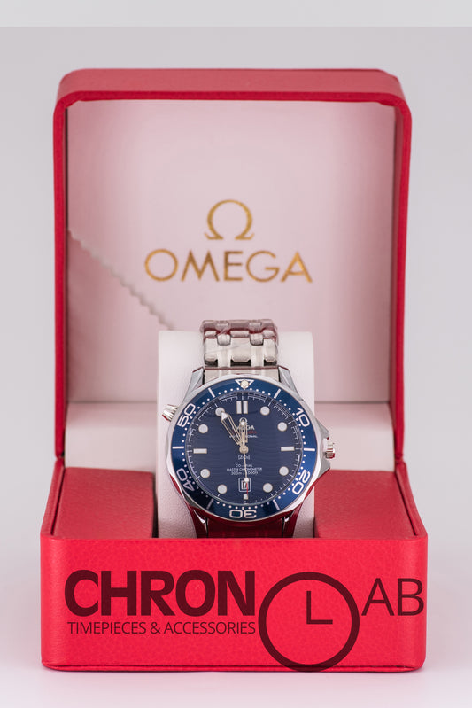 Seamaster SS Black Dial 40mm With Box