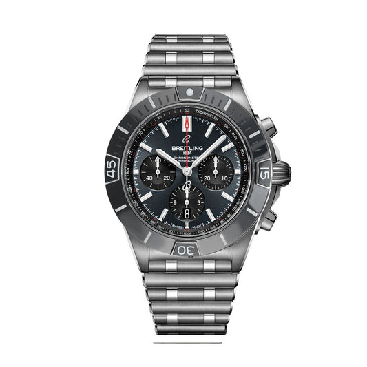 Chronomat B01 42mm Black Dial Automatic Chronograph Watch AB0134101C1A1