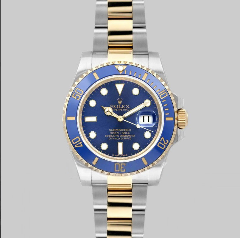 Submariner Date 126613LB 2-Tone Gold Blue Dial Ceramic Bezel 41mm