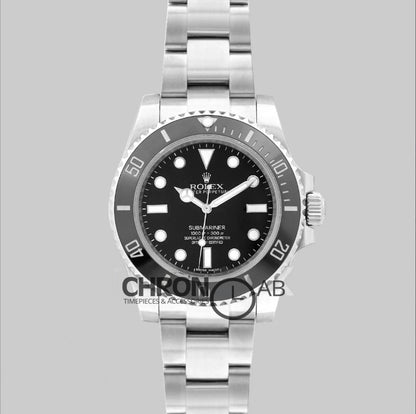 Submariner 114060 ‘No Date’ Black Ceramic