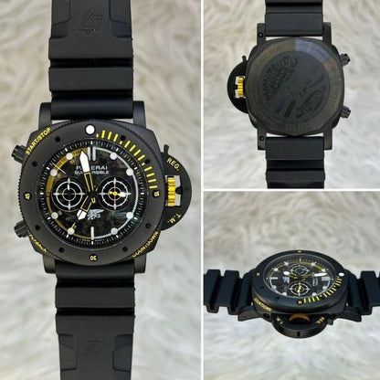 Submersible Navy Seals Titanium Black 47mm Automatic Mens Watch PAM01325