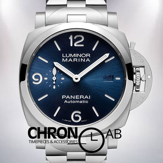 Marina Men's 44mm PAM01316 Bracelet Blue Dial