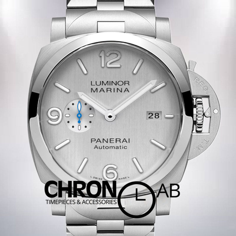 Marina Men's 44mm PAM01316 Bracelet White Dial