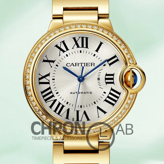 Ballon Bleu 36mm WJBB0043 Ladies Silver Dial Gold