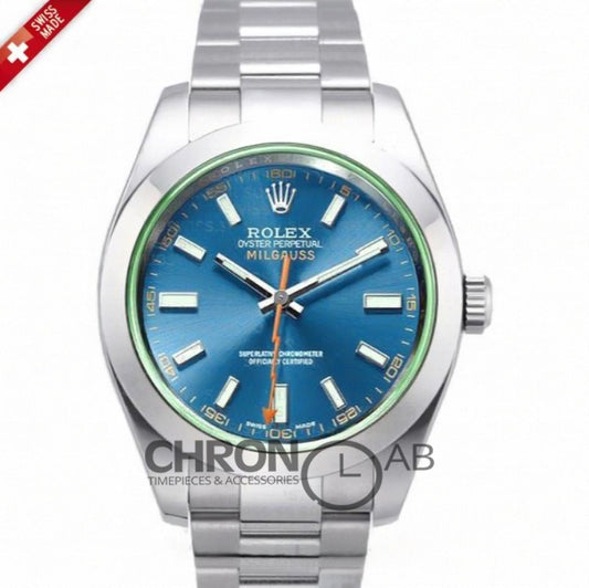 Milgauss 116400GV Z-Blue Dial in Oystersteel