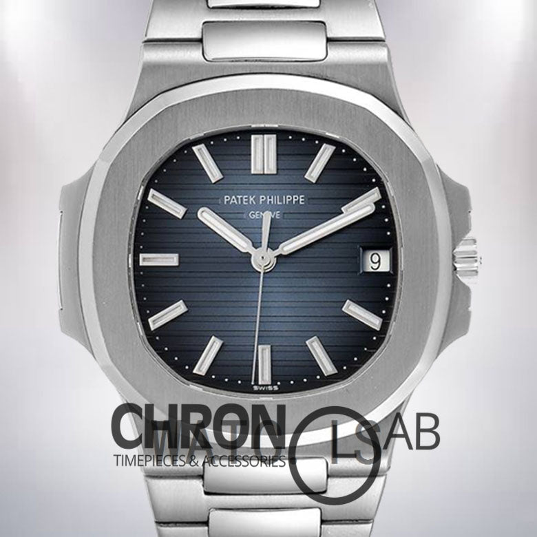 Nautilus Men's 57111A-010 40mm Blue Dial Silver-tone