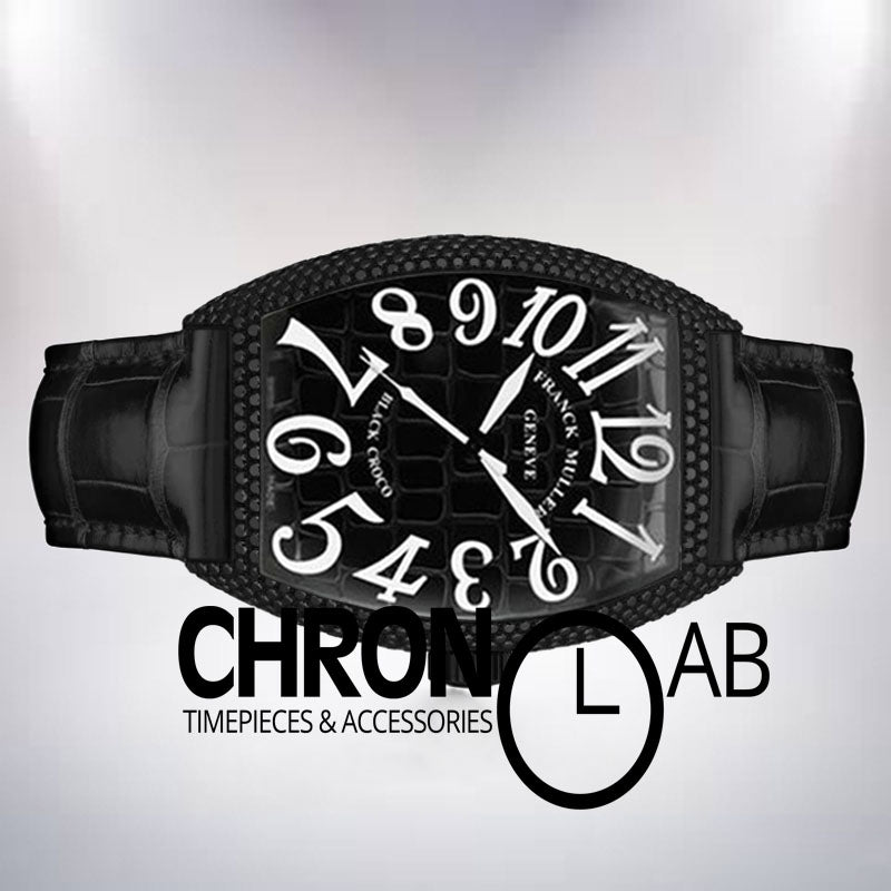 Croco Men's 8880 CH BLK CRO 40mm Automatic Black Dial