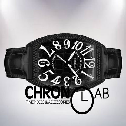 Croco Men's 8880 CH BLK CRO 40mm Automatic Black Dial