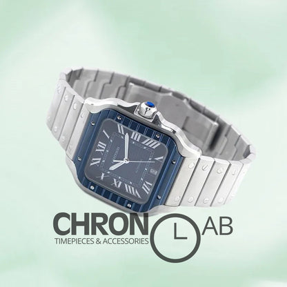 Santos 39mm Men’s W20091X7 Silver