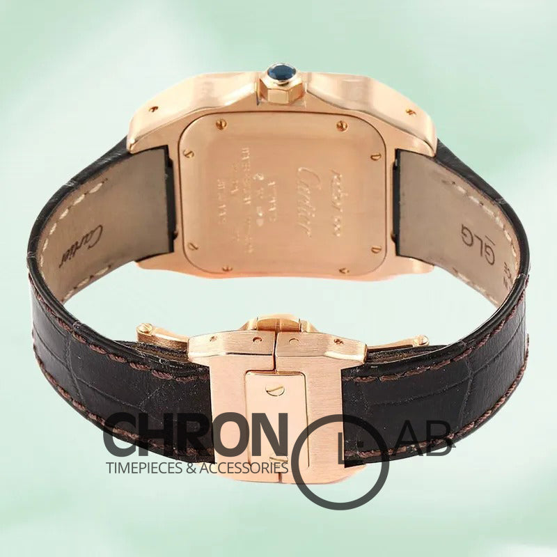 Santos 39mm Men’s W20108Y1 Rose Gold