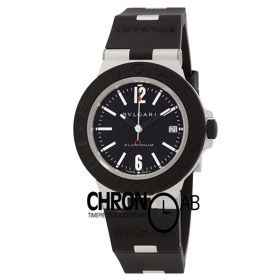Aluminum 40mm Automatic Black Dial Men's Watch Item No. 103445