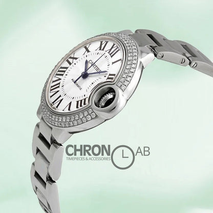 Bleu Ladies WE902065  Automatic Silver White Dial