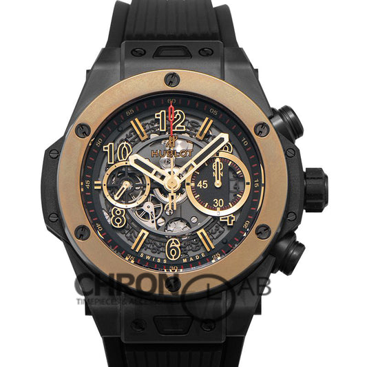 Big Bang Unico Magic Gold Skeleton Dial Black Ceramic