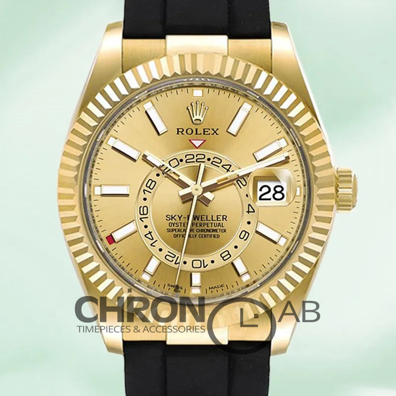 Sky-Dweller M326238-0006 42mm Men’s Rubber Band Clone