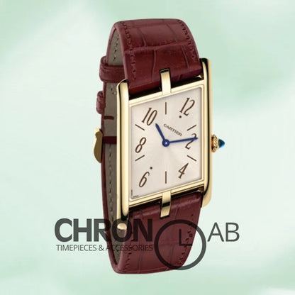 Tank Asymetrique 26mm WGTA0044 Men’s Gold White Dial