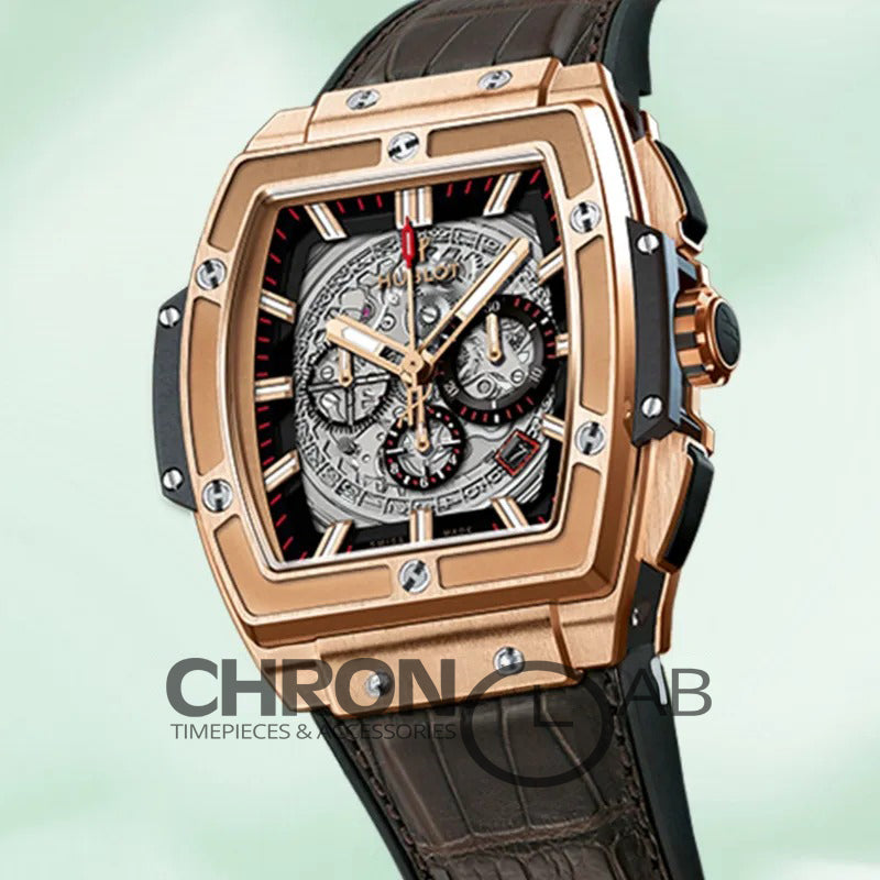 Spirit Of Big Bang Men 601.OX.0183.LR 44mm Skeleton Dial